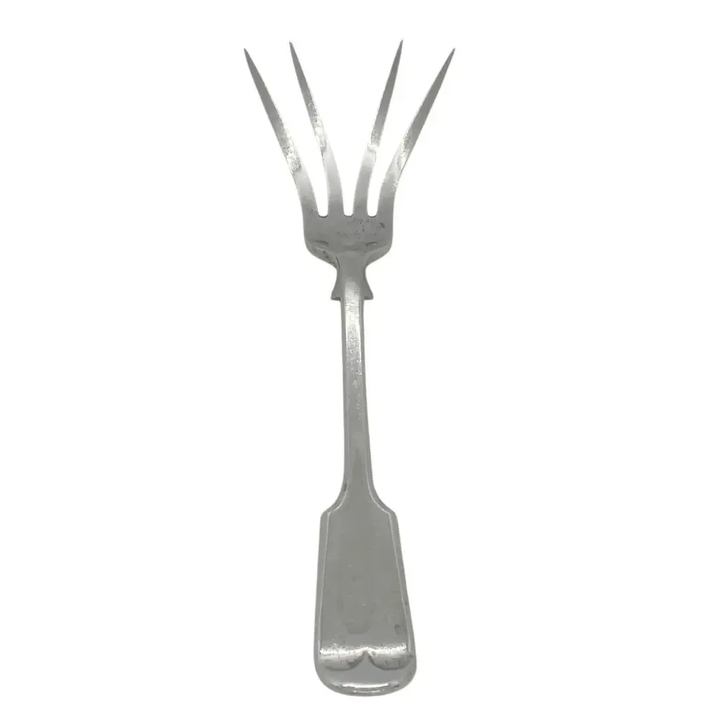 Antique English Silverplate Serving Fork by Daniel & Arter Birmingham 1902